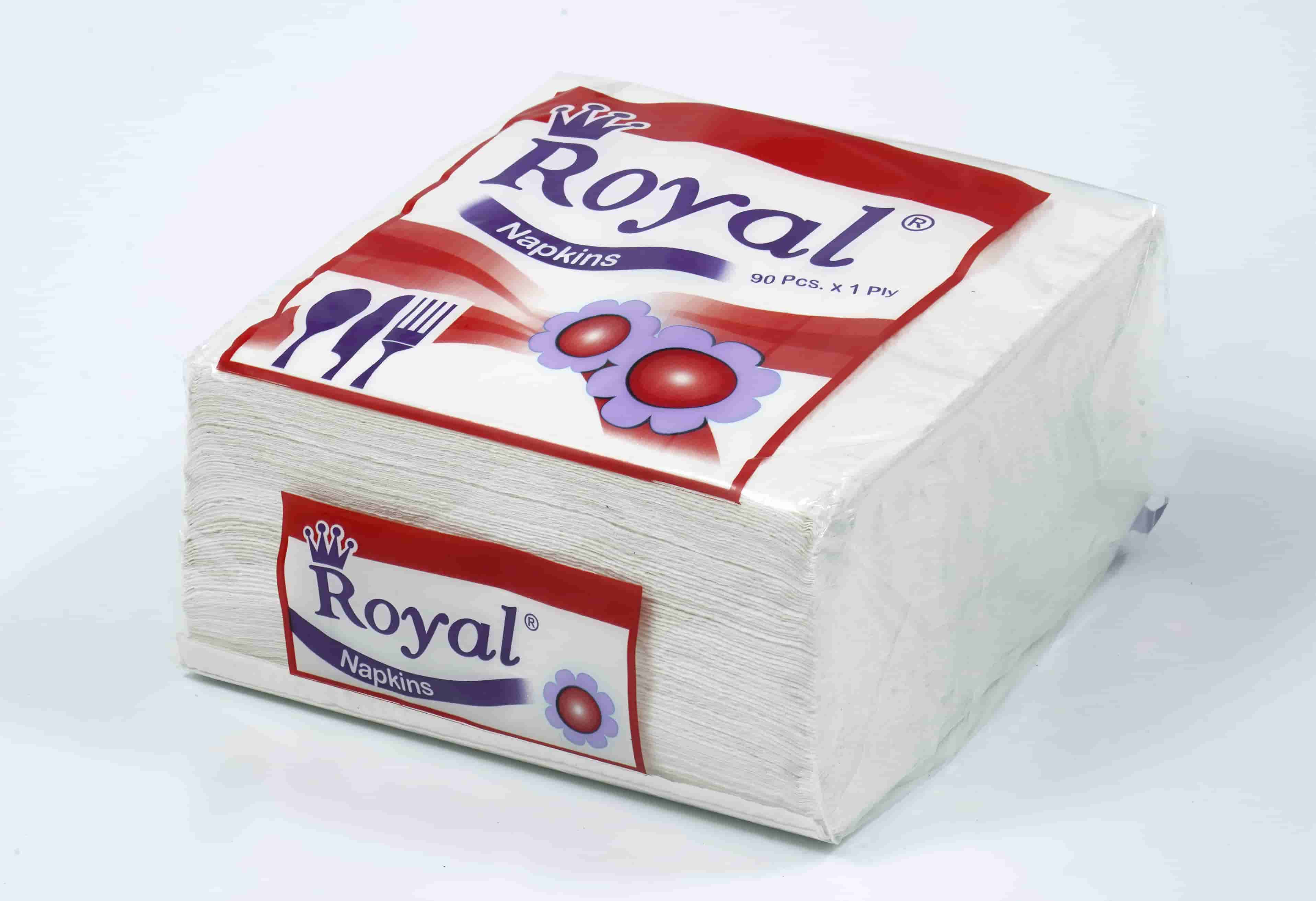Royal Cutie Paper Napkins 90 Pull - Pack of 8