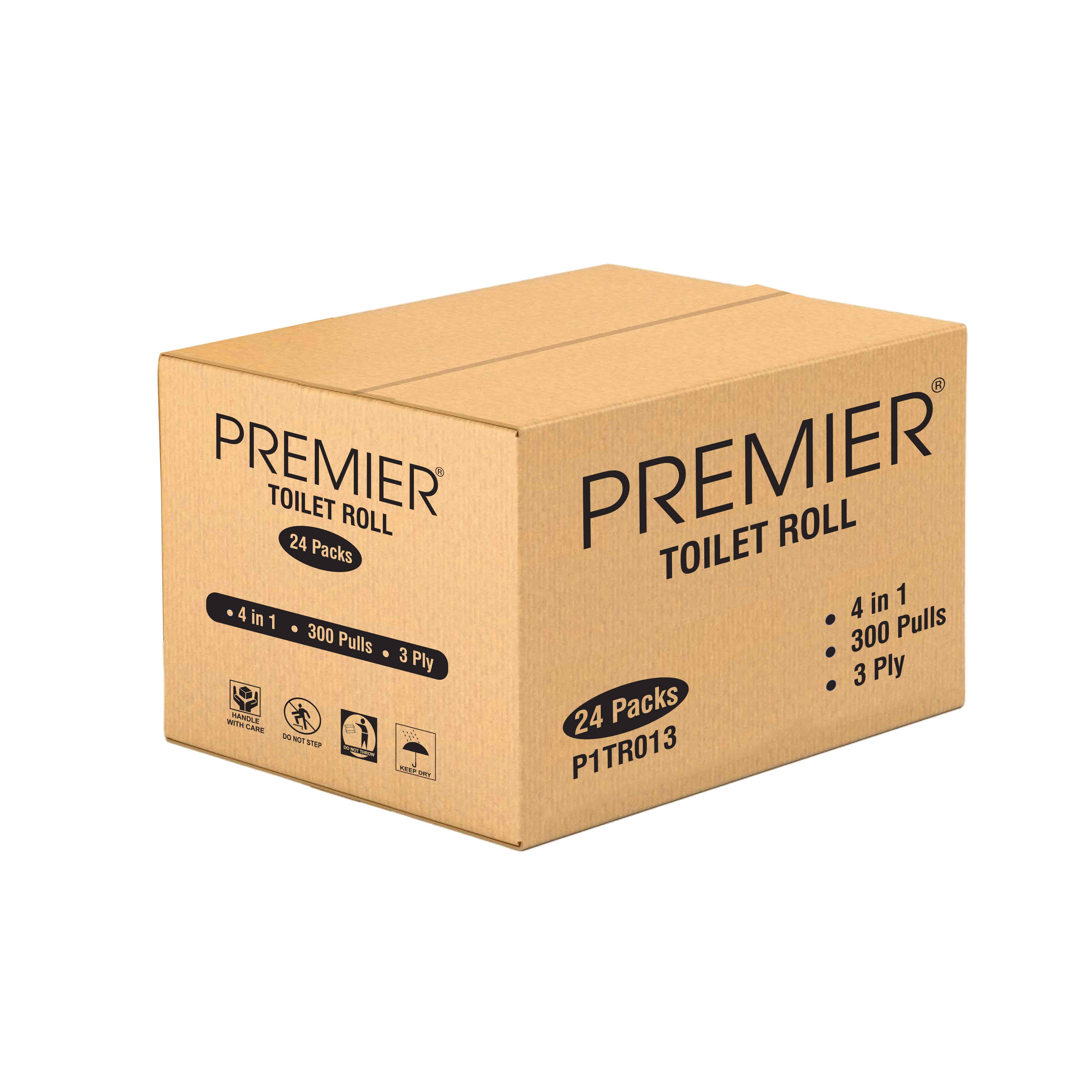 Premier Tissue Paper TR 300 Pulls 3 Ply 4x1