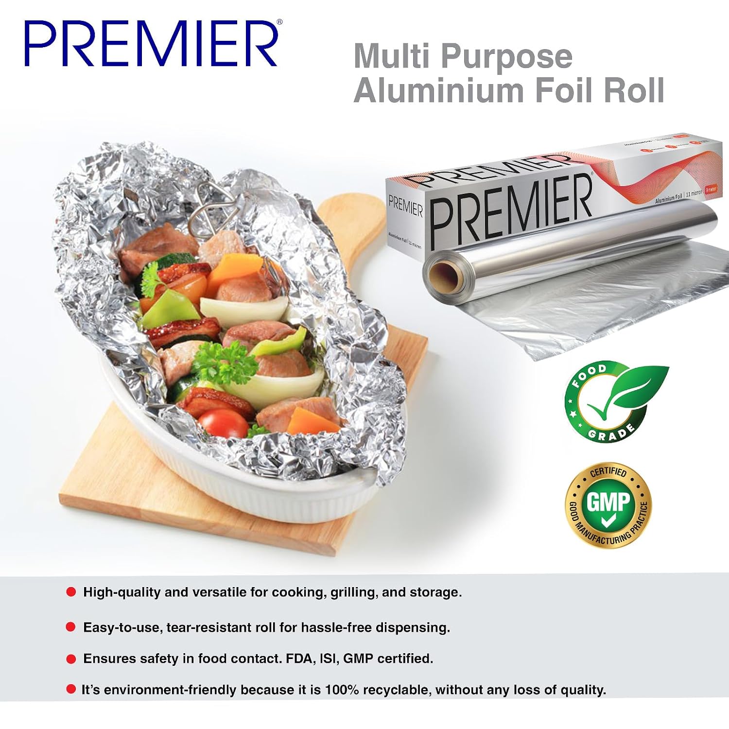 Premier Aluminum Foil 72mtr - Pack of 2