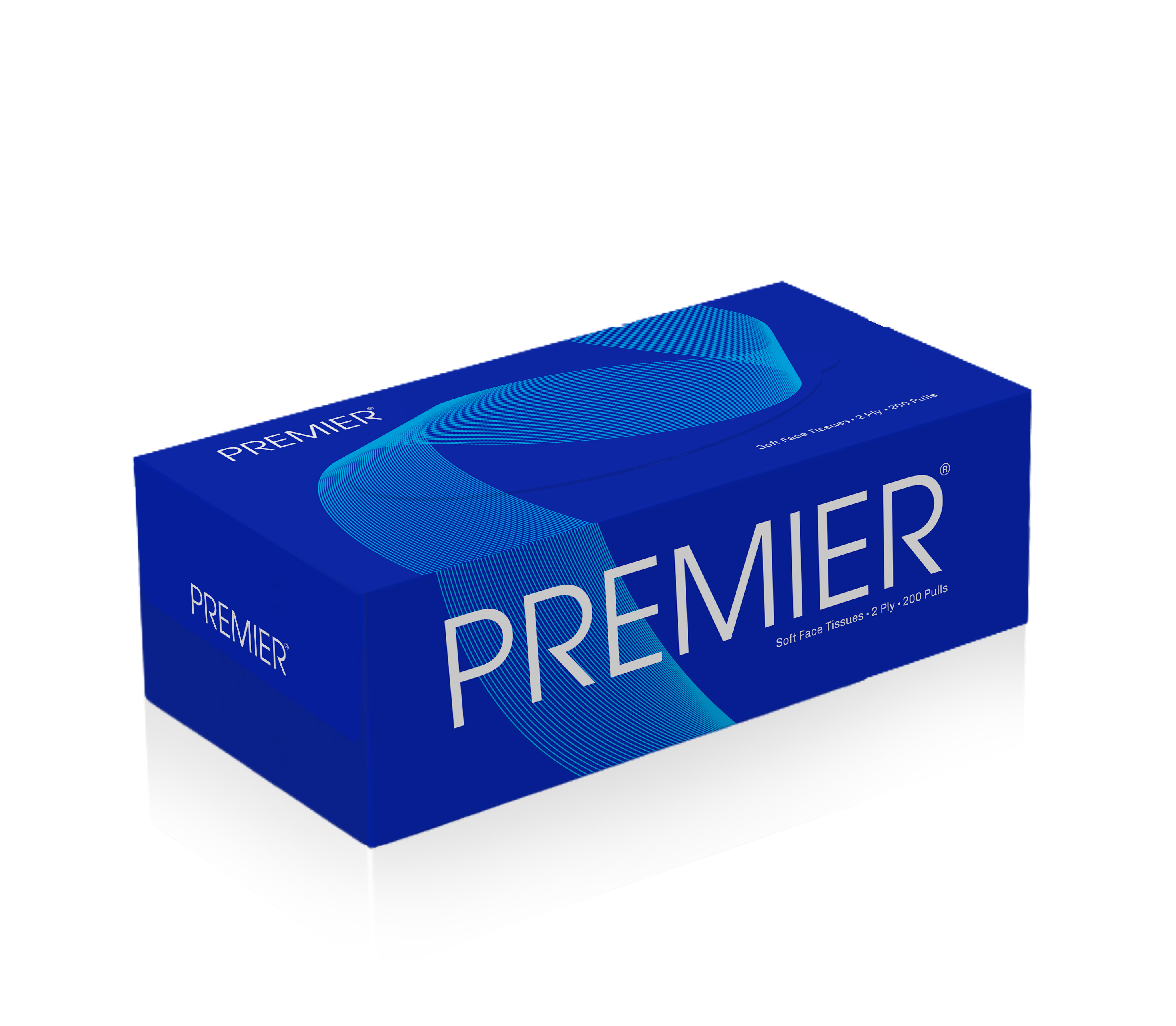 Premier Face Tissue Box 100 Pulls 4x1 product Test